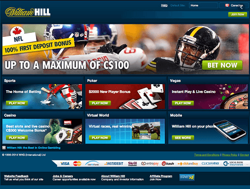 William Hill Sportsbook Canada